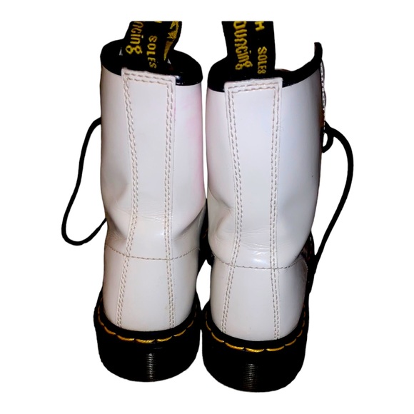 Women’s Dr. Marten’s White 1460 Boots - Picture 4 of 4
